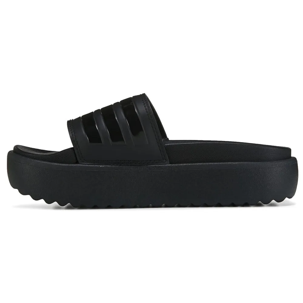 Adidas Women's Platform Slides, Black