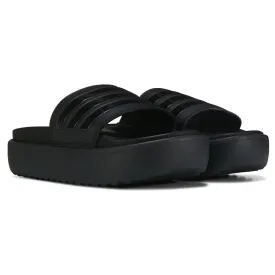 Adidas Women's Platform Slides, Black