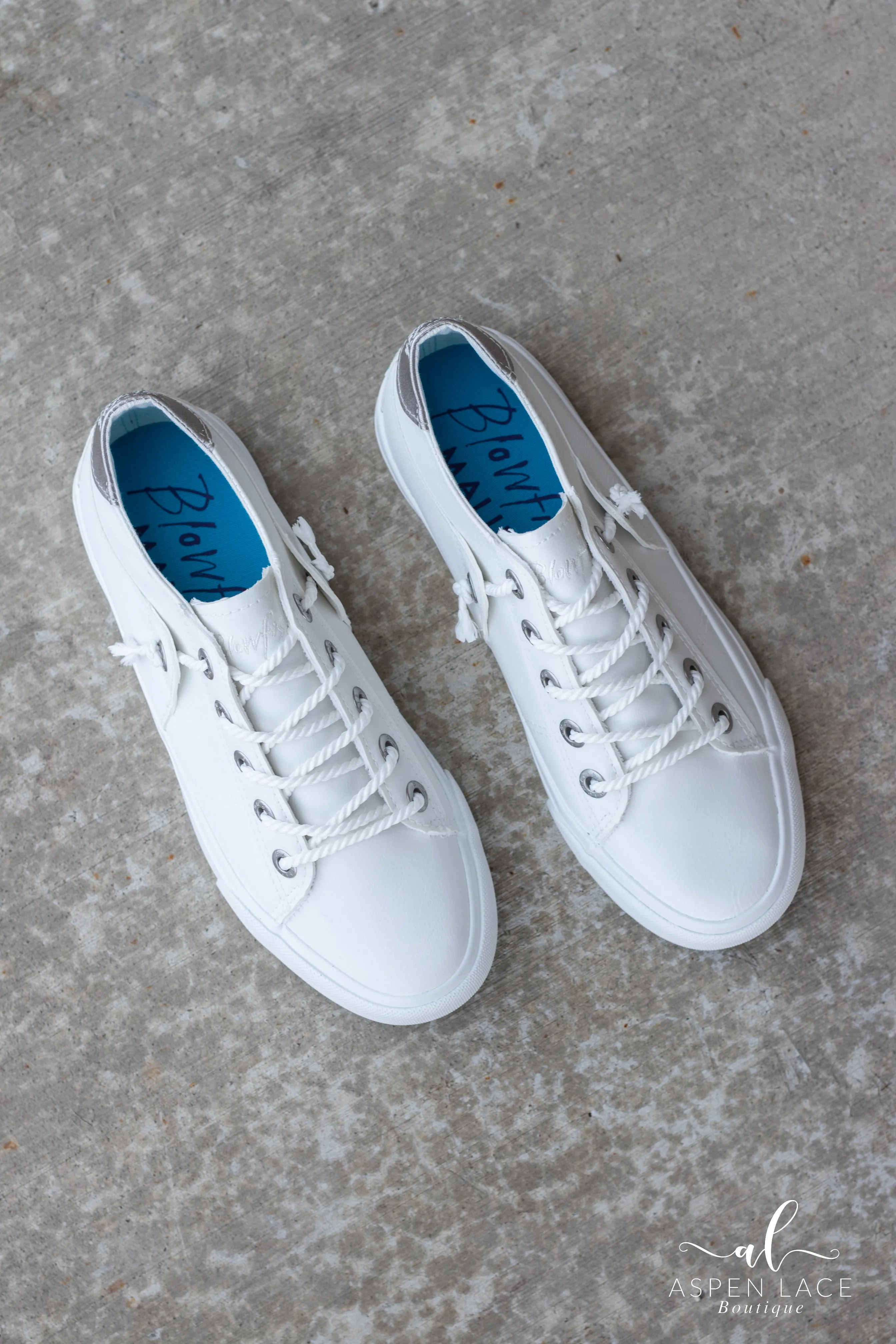 Blowfish Martina Sneakers (White/Silver Earth)