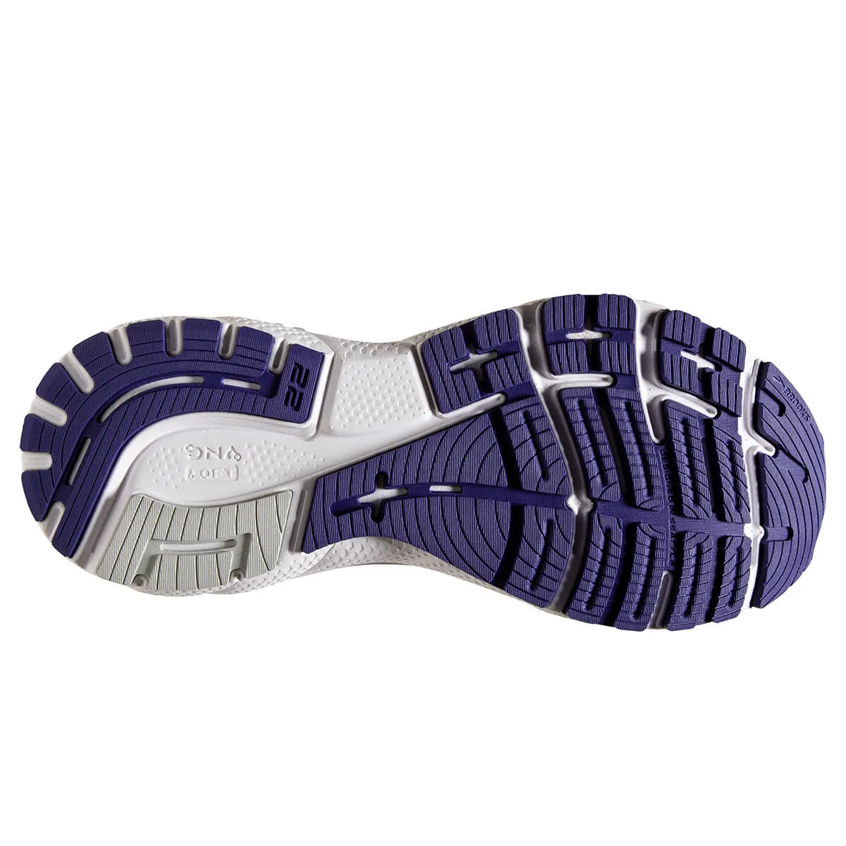 Womens Brooks Adrenaline GTS 22 Running Shoes - Navy/Yucca/Pink