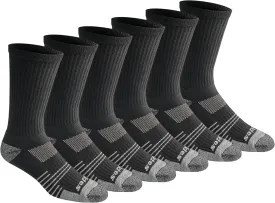 Dickies Men's Hydro-Cool Moisture Control Crew Socks, (6 Pairs)