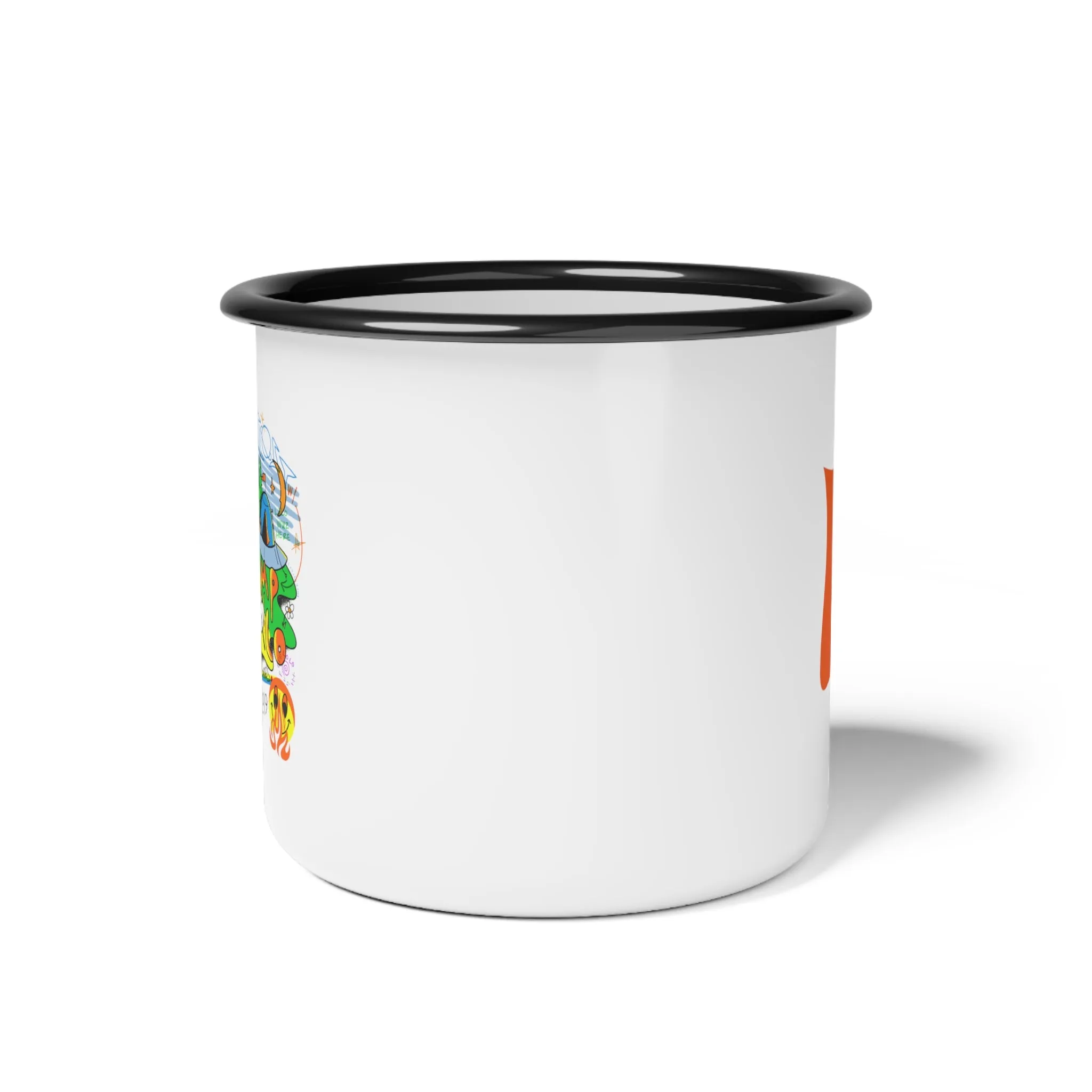 Get Lost Enamel Camp Cup