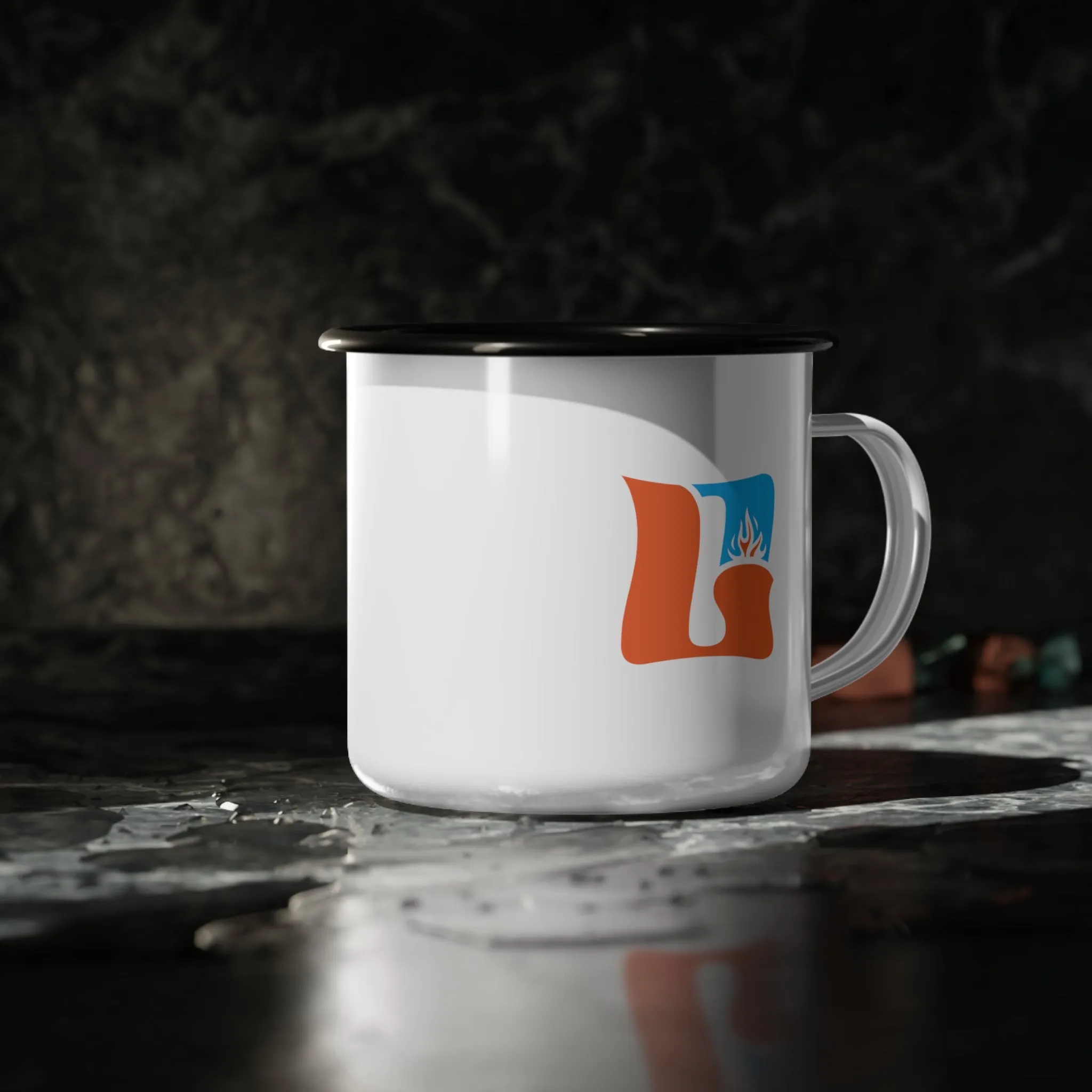 Get Lost Enamel Camp Cup