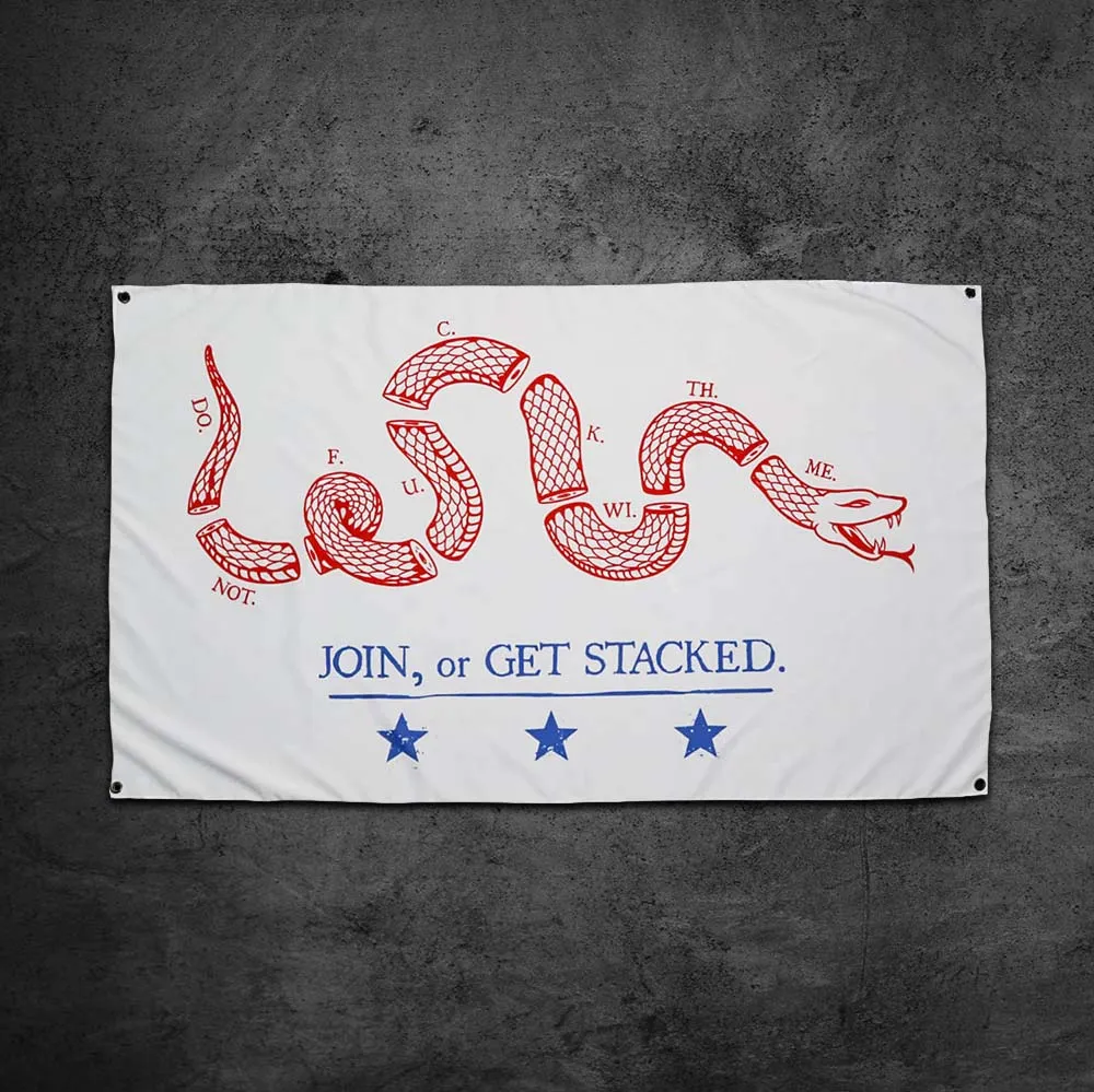 Get Stacked (RWB) Flag
