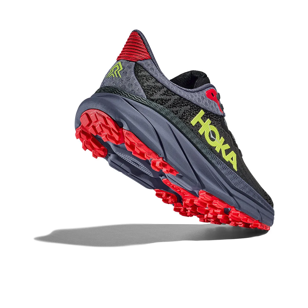 Mens Hoka Challenger 7 Trail Running Shoes - Obsidian/Anchor Colorway