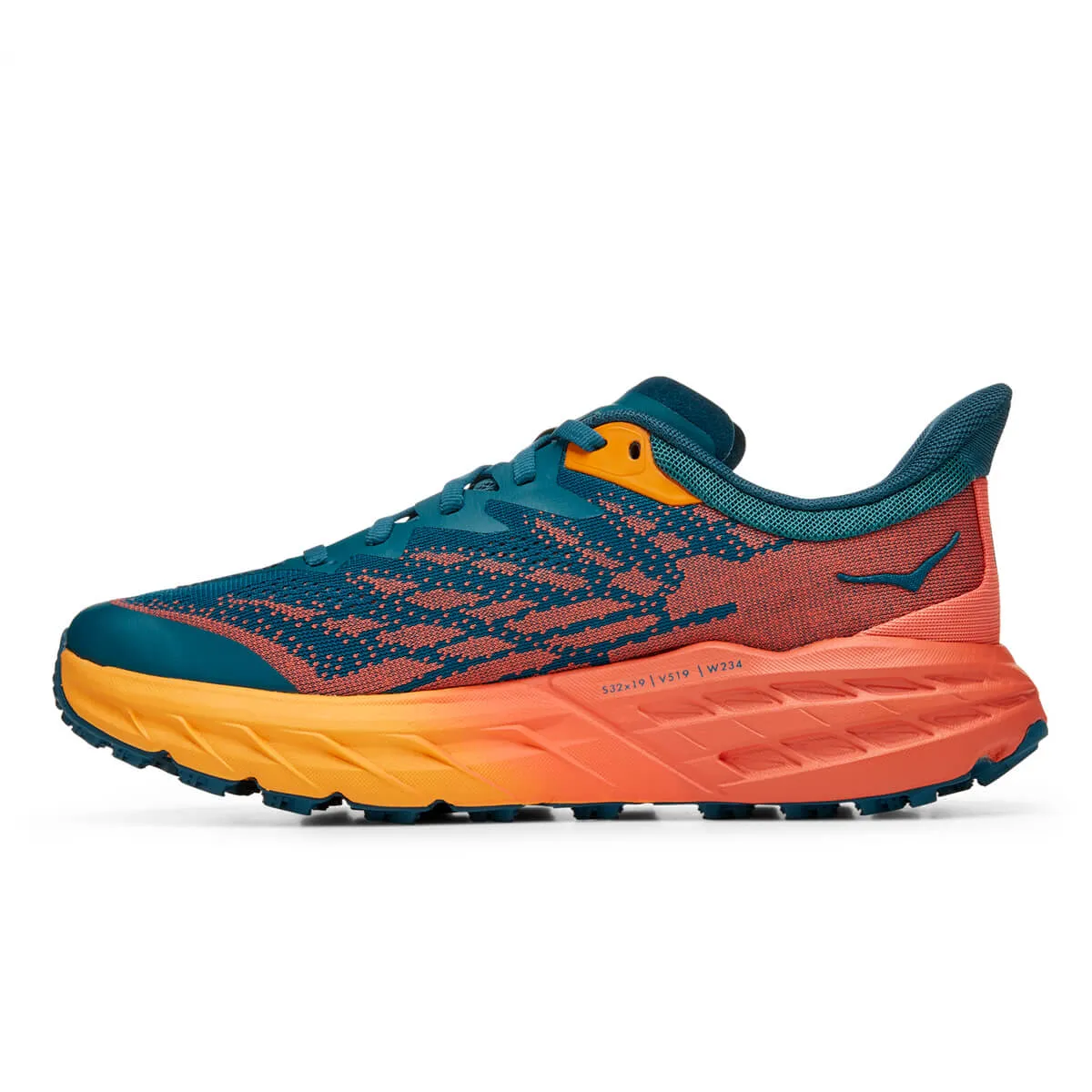Womens Hoka Speedgoat 5 Trail Running Shoes | Blue Coral / Camellia
