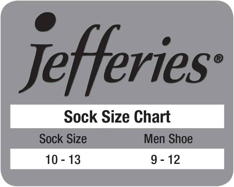 Jefferies Men's Microfiber Nylon Rib Over The Calf Dress Socks 4 Pack