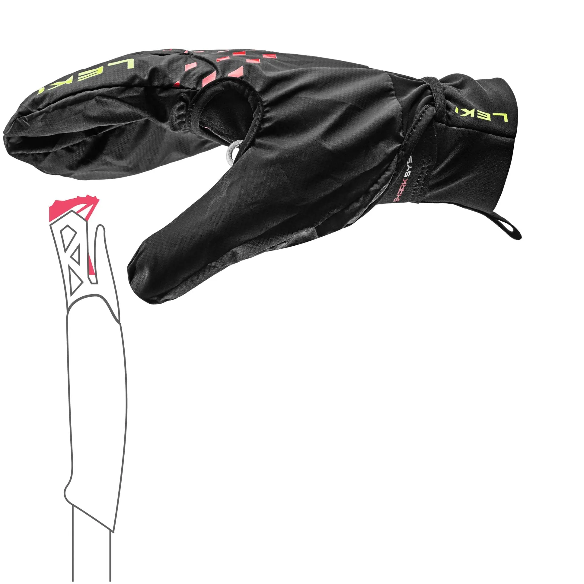 LEKI Ultra Trail Storm Shark Gloves