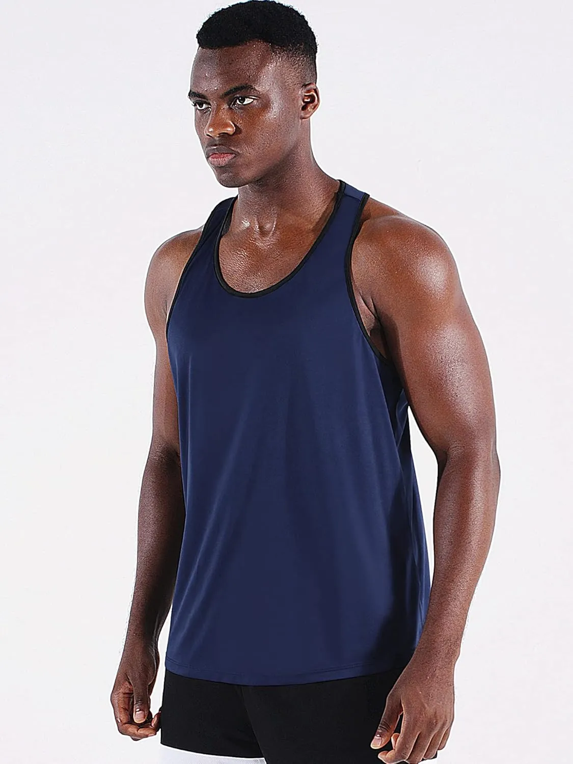 NELEUS Men's 3 Pack Running Tank Top Dry Fit Y-Back Athletic Workout Tank Tops