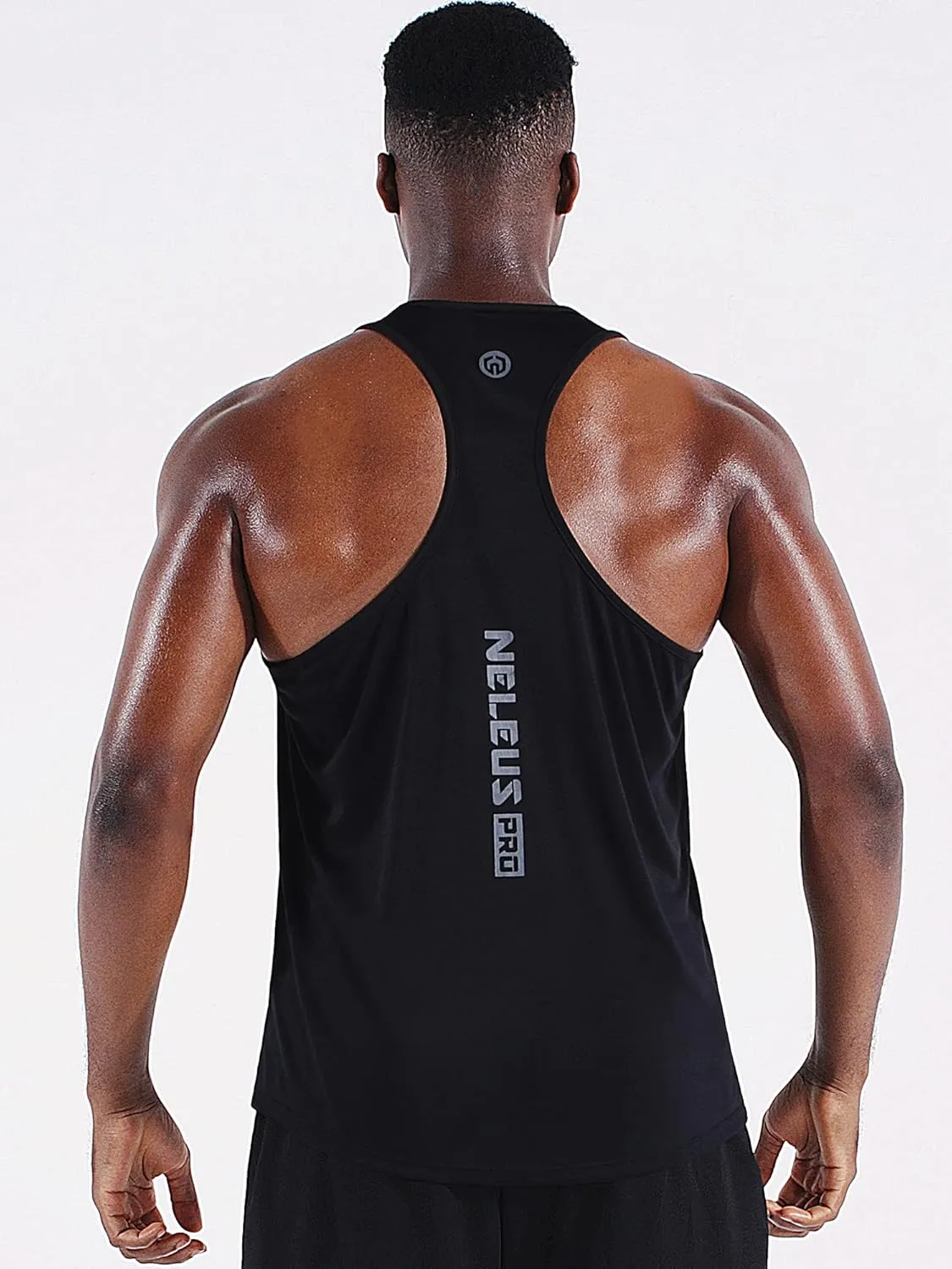 NELEUS Men's 3 Pack Running Tank Top Dry Fit Y-Back Athletic Workout Tank Tops