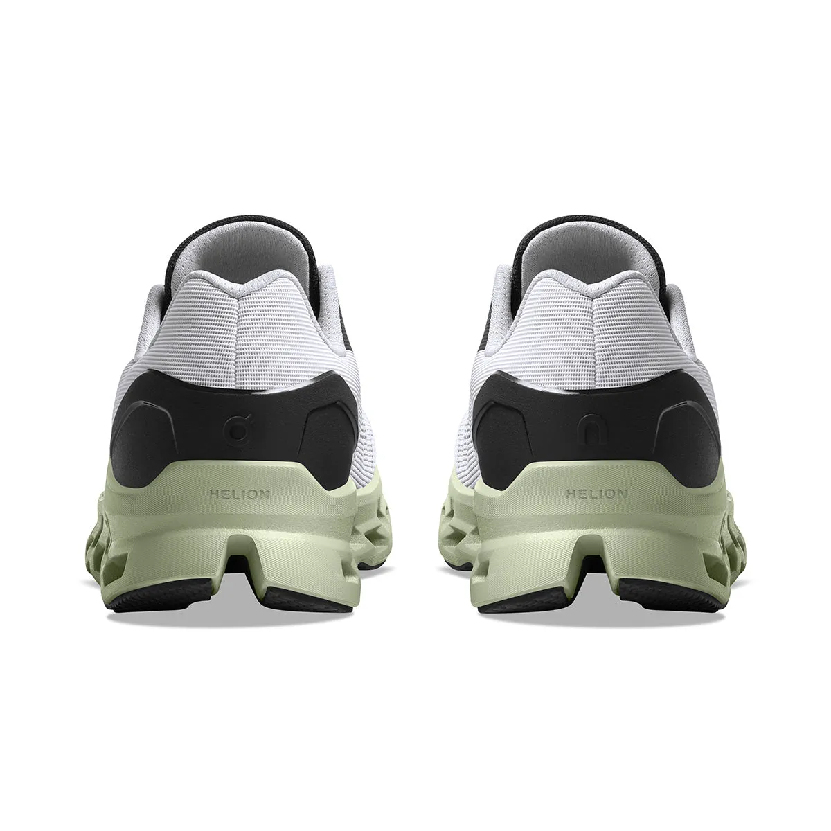 Womens On Cloudstratus 2 Running Shoes in White/Black - Lightweight, Cushioned Performance Sneakers