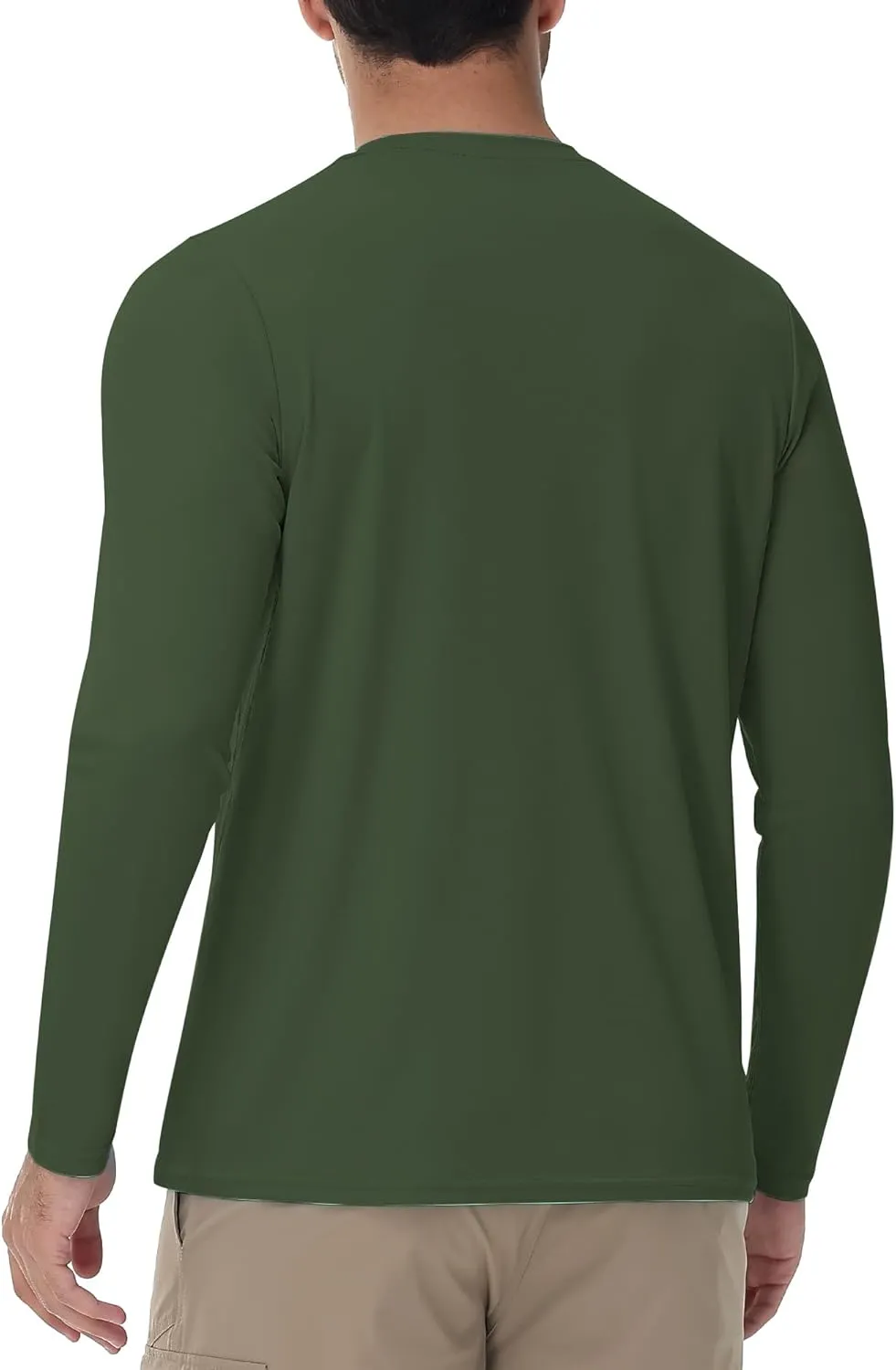 Runhit Men's UPF 50  Sun Protection Shirts Long Sleeve UV Swim Shirt Fishing Hiking Running Rash Guard Quick Dry Lightweight