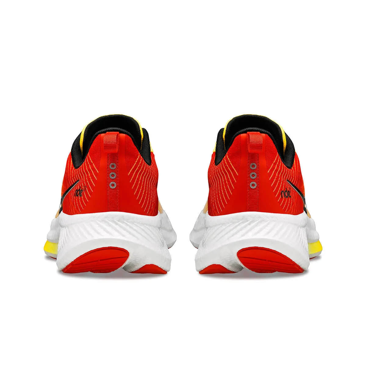 Saucony Ride 17 Mens Running Shoes in White/Vizi Gold Color