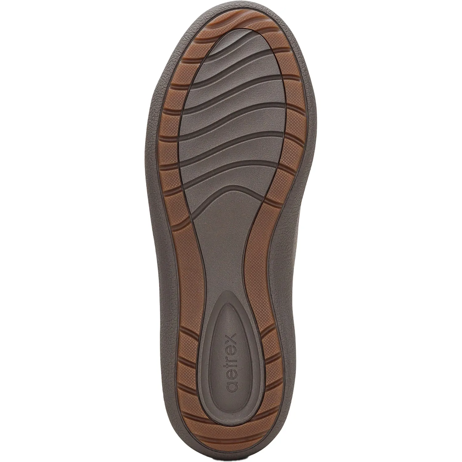 Women's Aetrex Courtney Brushed Silver Leather